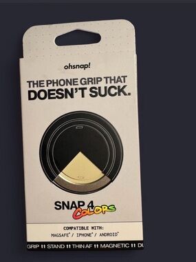 Oh Snap! Phone Grip New!
Color : Sand
Never removed from packaging